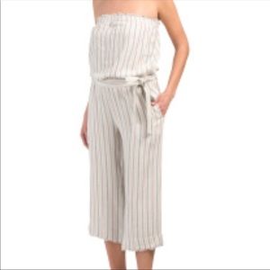 Anthropologie Cloth & Stone strapless jumpsuit